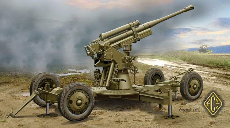 ACE - 52-K 85mm Soviet Heavy AA Gun (early ver ACE - 52-K 85mm Soviet Heavy AA Gun (early ver