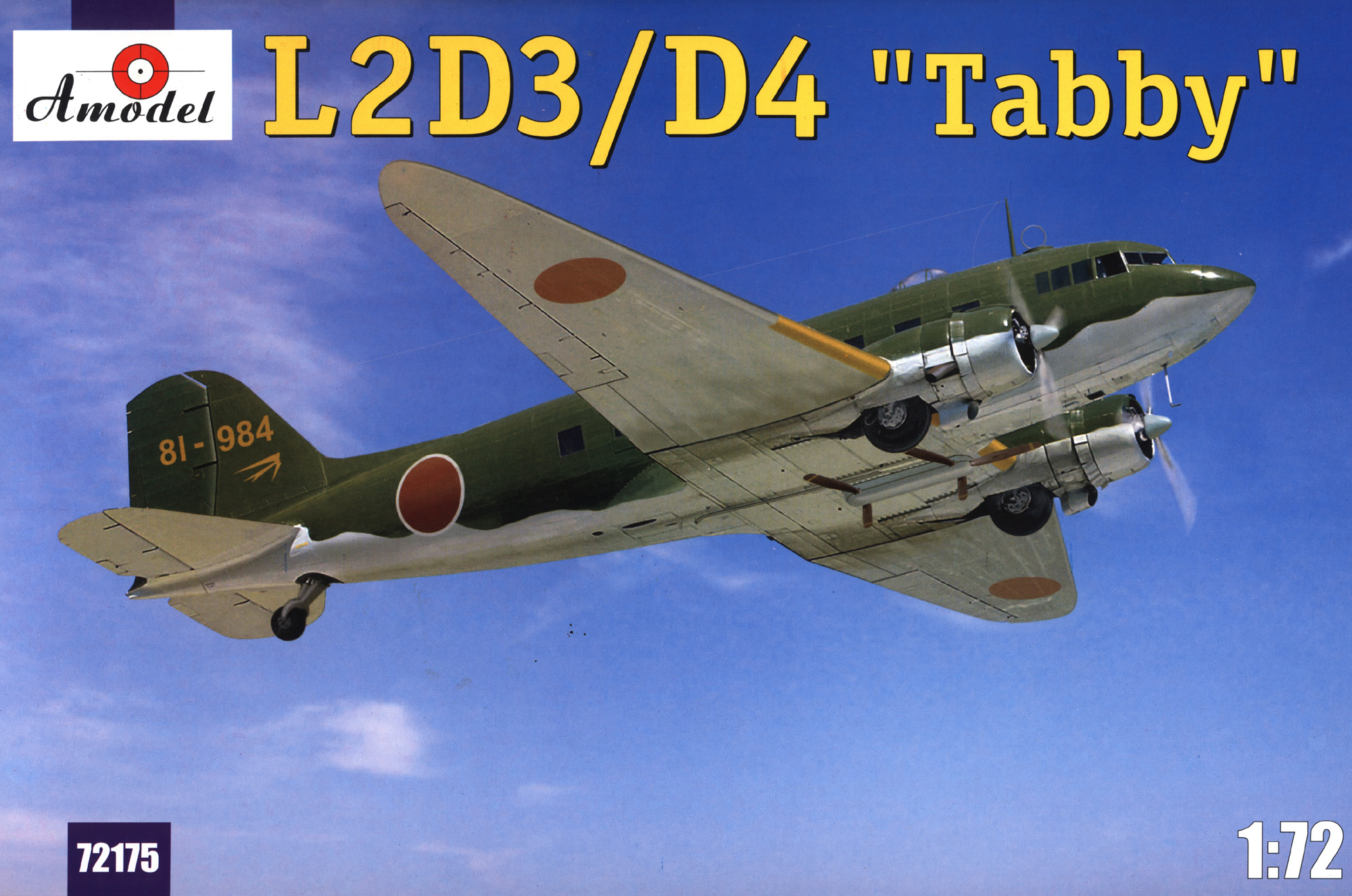 Amodel - L2D3/D4 Taddy Japan transport aircraft Amodel - L2D3/D4 Taddy Japan transport aircraft