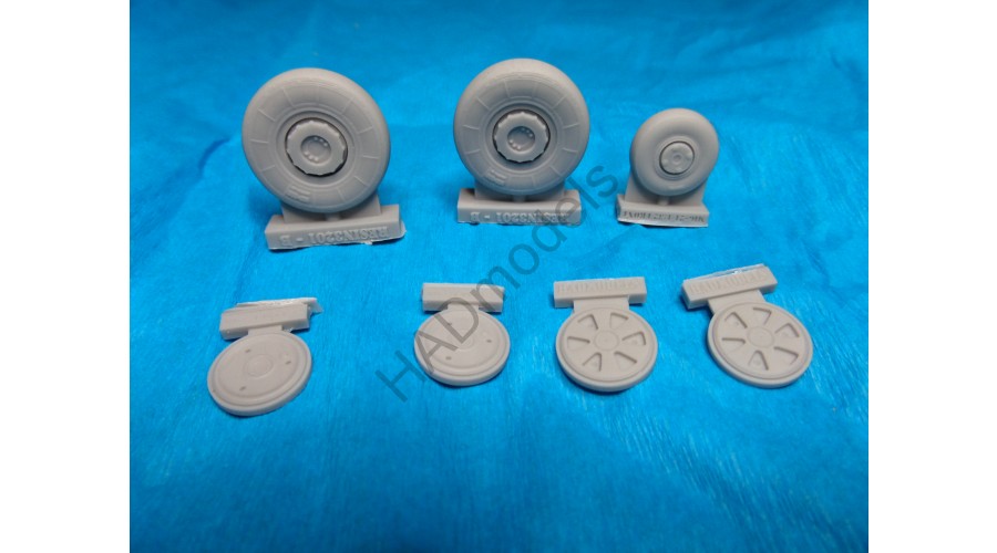 HAD - MiG-21 MF/BIS/UM wheels HAD - MiG-21 MF/BIS/UM wheels