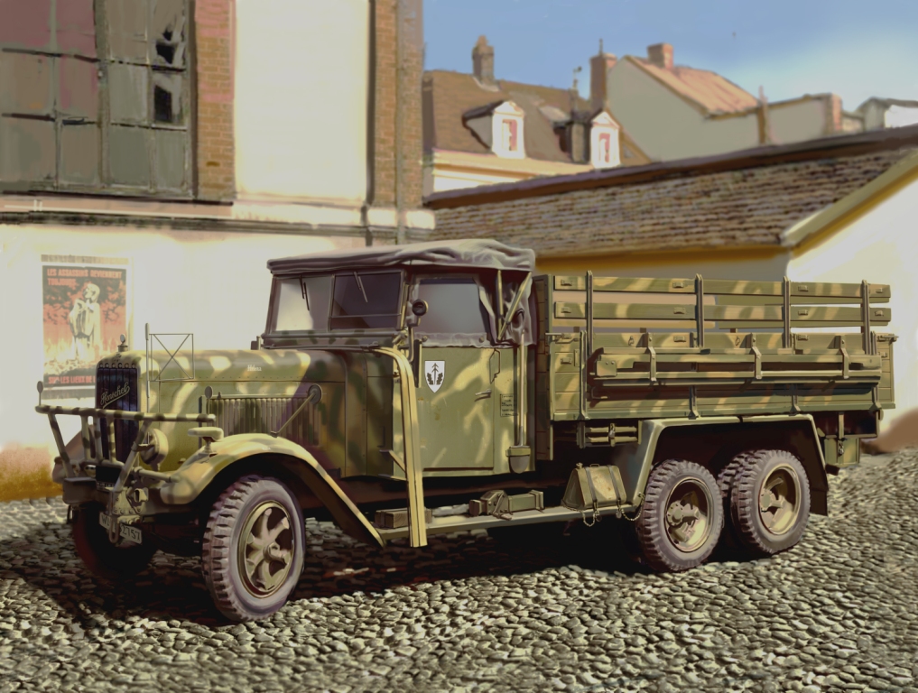 ICM - Henschel 33 D1 WWII German Army Truck ICM - Henschel 33 D1 WWII German Army Truck