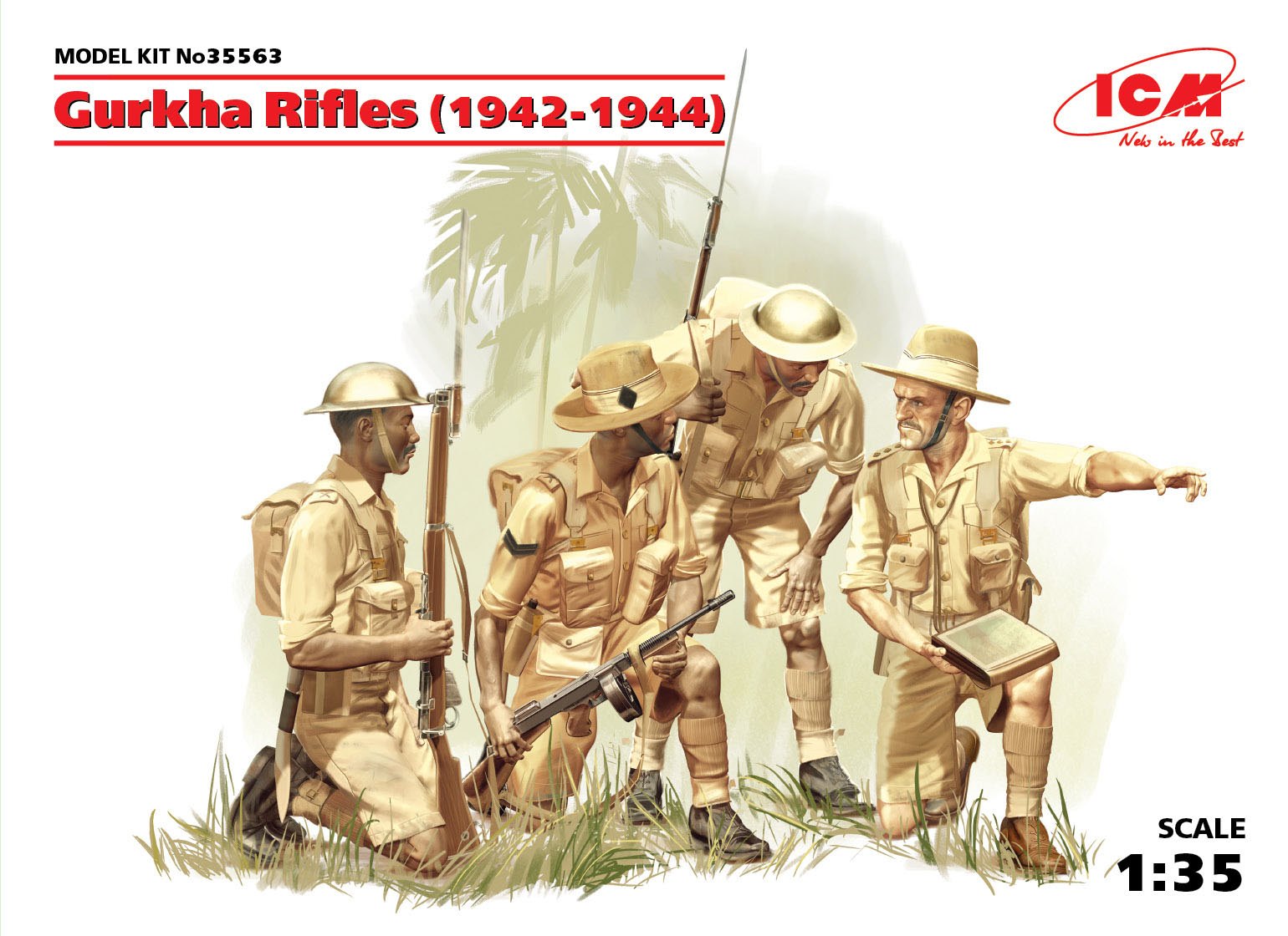 ICM - Gurkha Rifles (1944) (4 figures) ICM - Gurkha Rifles (1944) (4 figures)