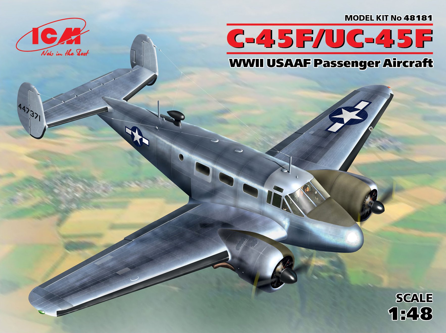 ICM - C-45F/UC45F, WWII USAAF Passenger Aircraft ICM - C-45F/UC45F, WWII USAAF Passenger Aircraft