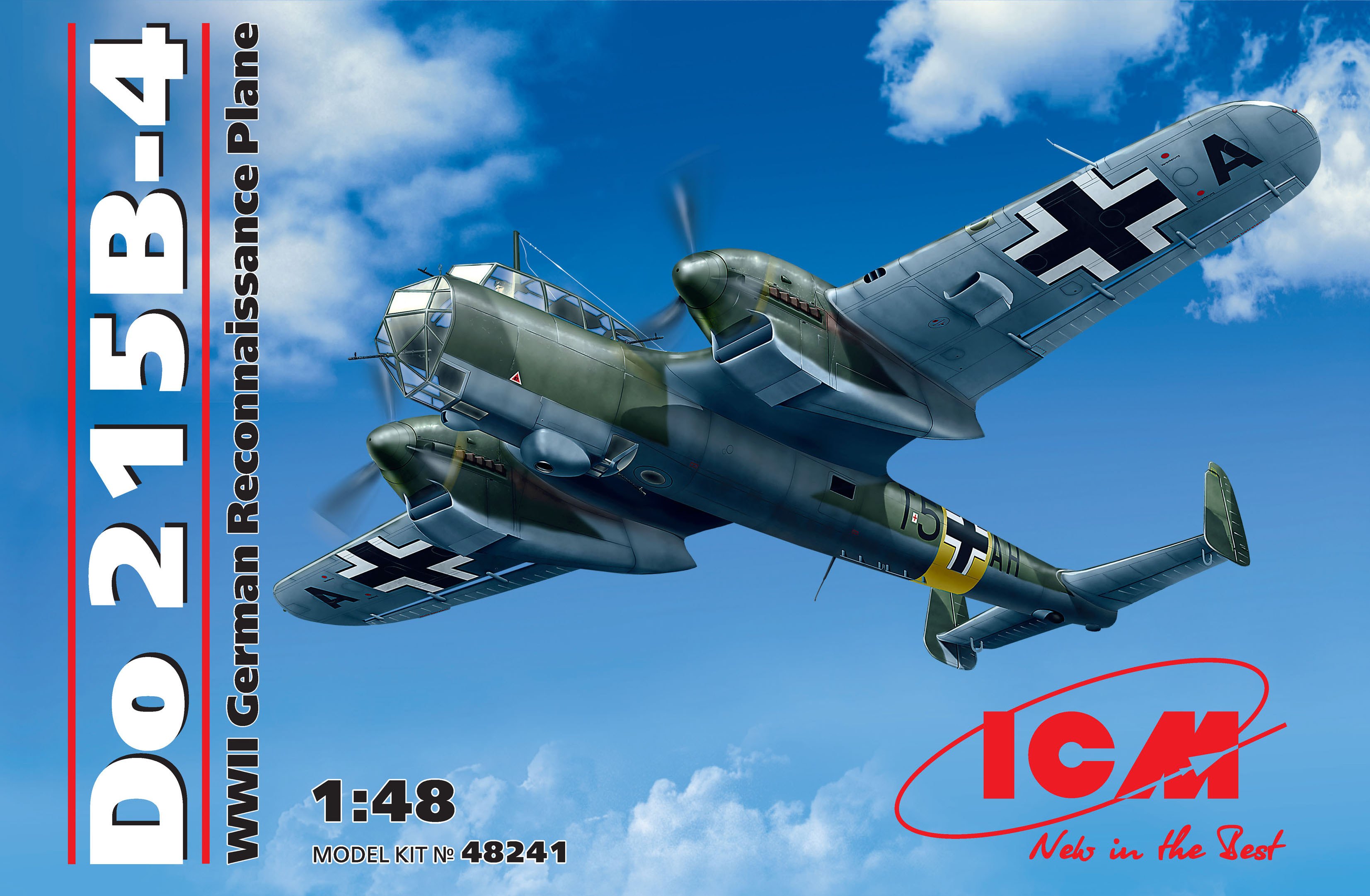 ICM - Do 215 B-4, WWII German Reconnaissance Aircraft ICM - Do 215 B-4, WWII German Reconnaissance Aircraft