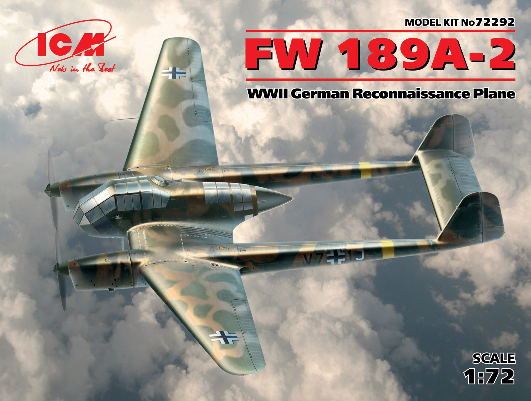 ICM - FW 189A-2. WWII German Reconnaissance Plane ICM - FW 189A-2. WWII German Reconnaissance Plane