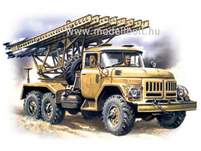 ICM - BM-13-16 MLRS ZiL-131-re szerelve ICM - BM-13-16 MLRS ZiL-131-re szerelve