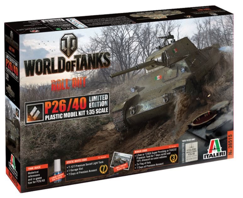Italeri - P26/40 Limited Edit ion - World od tanks Italeri - P26/40 Limited Edit ion - World od tanks