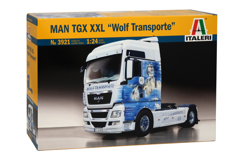 Italeri - MAN TGX XXL Wolf Transporte Italeri - MAN TGX XXL Wolf Transporte