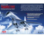 ICM 14401 - Tupolev-144 Soviet Supersonic Passenger Aircraft