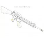 Trumpeter 00502 - AR15/M16/M4 FAMILY-M16A2 (6 units) 