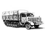 Zvezda 3603 - Maultier 4,5t Truck