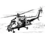 Zvezda 7276 - Mil Mi-35 Soviet Helicopter