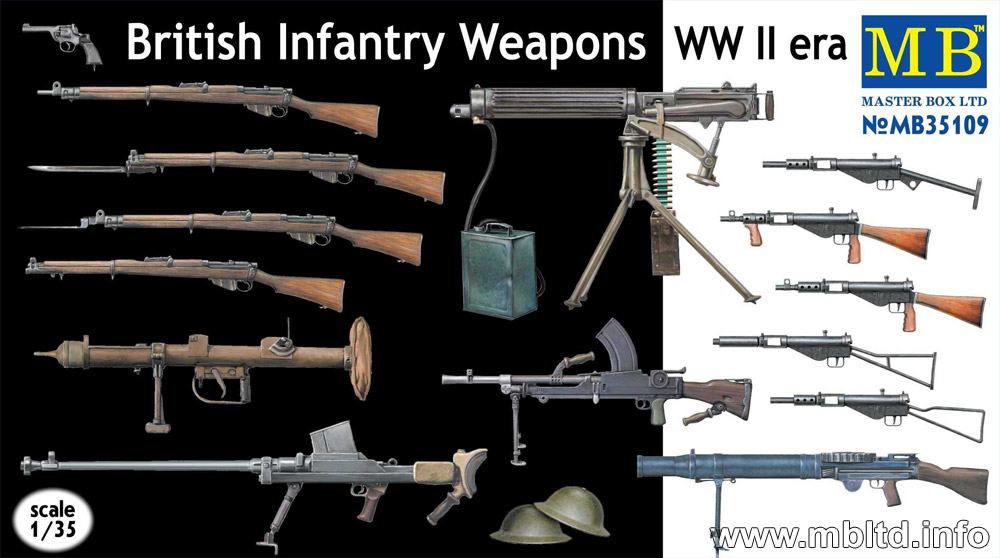 MasterBox - British infantry weapons, WWII era MasterBox - British infantry weapons, WWII era