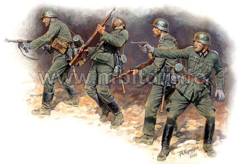 MasterBox - German Infantry in action 1941-1942 East MasterBox - German Infantry in action 1941-1942 East