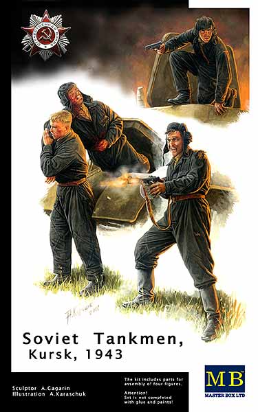 MasterBox - Bail Out! Russian Tank Crew Kursk 1943 MasterBox - Bail Out! Russian Tank Crew Kursk 1943