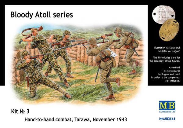 MasterBox - 'Bloody Atol' Hand-to-hand fight, Tarawa MasterBox - 'Bloody Atol' Hand-to-hand fight, Tarawa