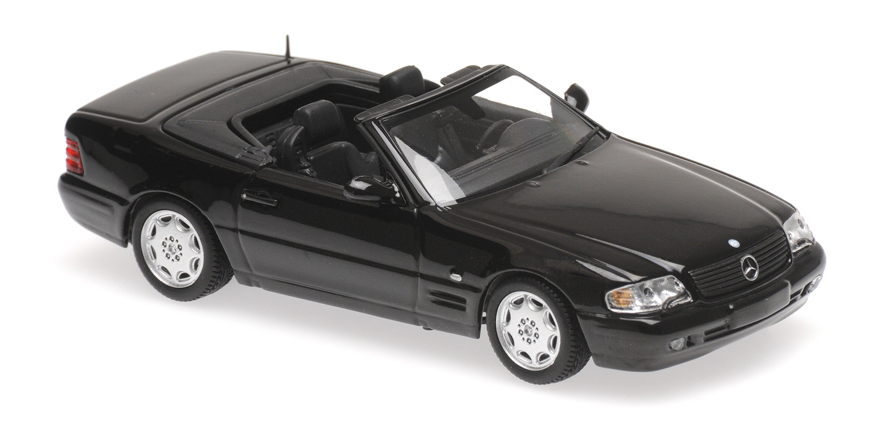 Maxichamps - MERCEDES-BENZ SL - 1999 - BLACK Maxichamps - MERCEDES-BENZ SL - 1999 - BLACK