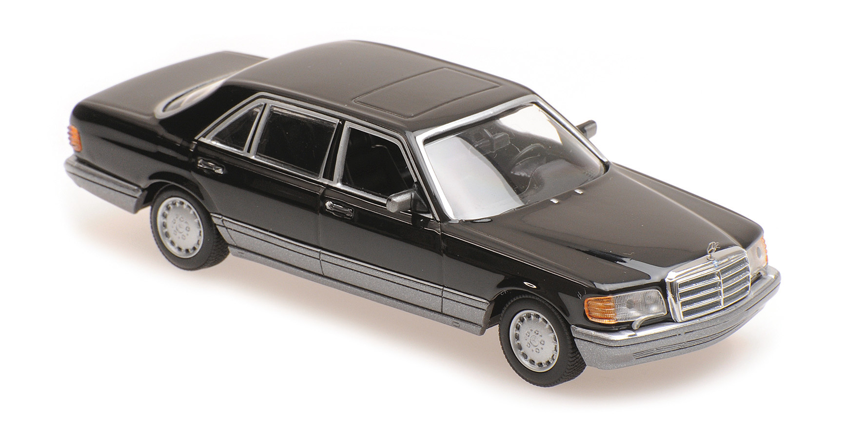 Maxichamps - MERCEDES-BENZ 560 SEL - 1990 - Black Maxichamps - MERCEDES-BENZ 560 SEL - 1990 - Black