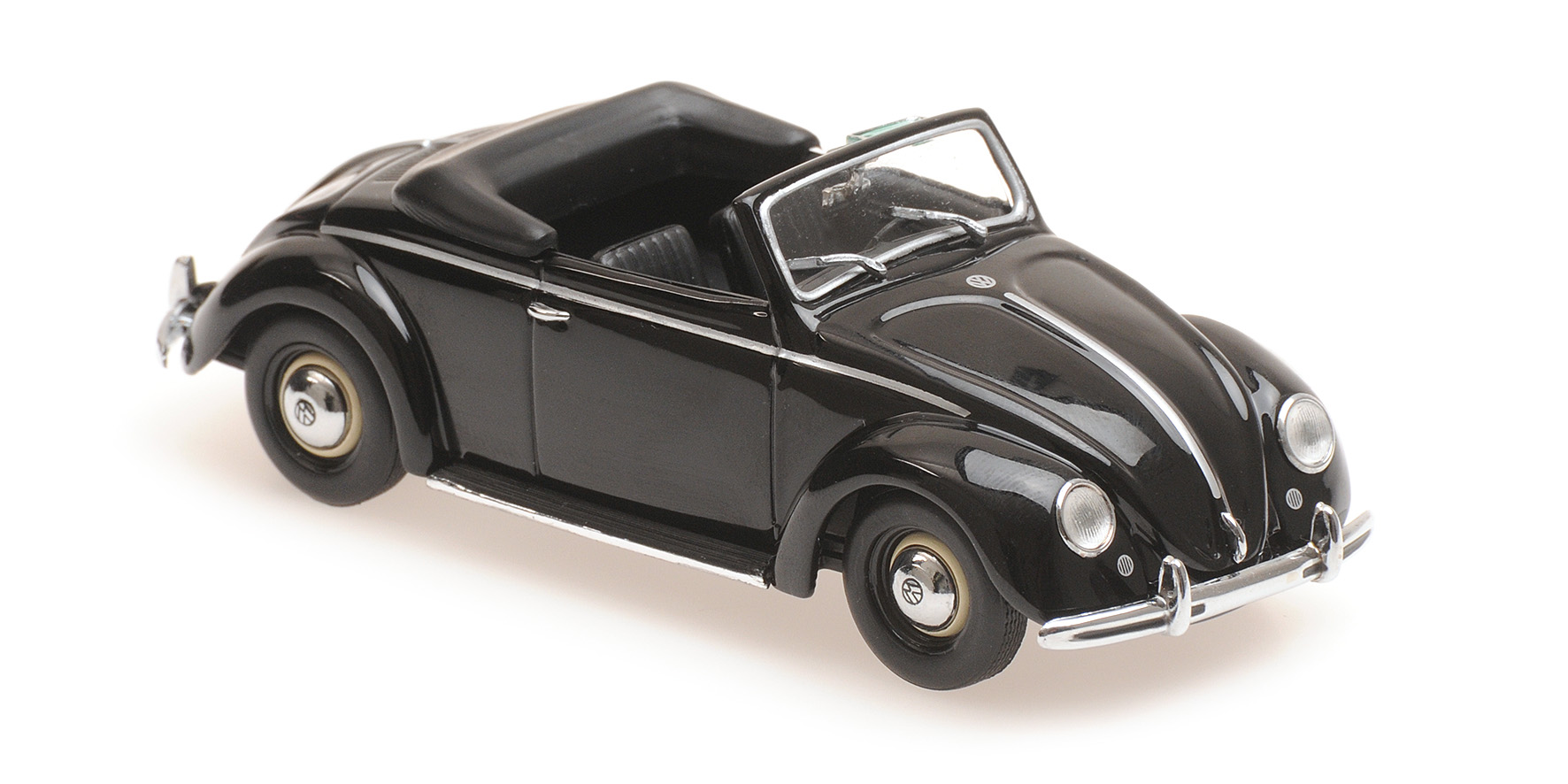 Maxichamps - VOLKSWAGEN HEBMÜLLER-CABRIOLET - 1950 - BLACK Maxichamps - VOLKSWAGEN HEBMÜLLER-CABRIOLET - 1950 - BLACK