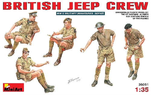 MiniArt - Britische Jeep Crew MiniArt - Britische Jeep Crew