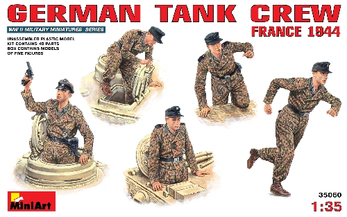 MiniArt - Deutsche Panzerbesatzung France 1944 MiniArt - Deutsche Panzerbesatzung France 1944
