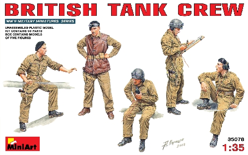 MiniArt - Britische Panzer Crew MiniArt - Britische Panzer Crew