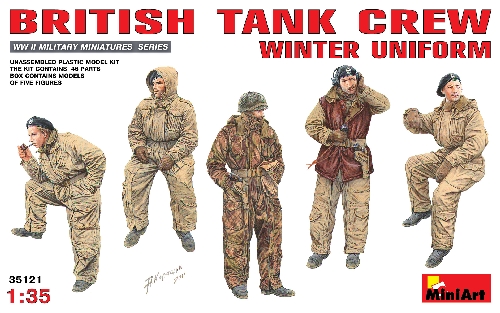 MiniArt - Britische Panzer Crew in Winteruniform MiniArt - Britische Panzer Crew in Winteruniform