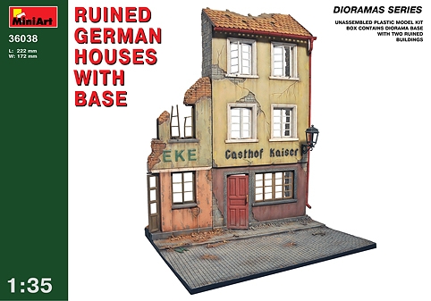 MiniArt - Deutsche Hausruinen mit Grundplatte MiniArt - Deutsche Hausruinen mit Grundplatte