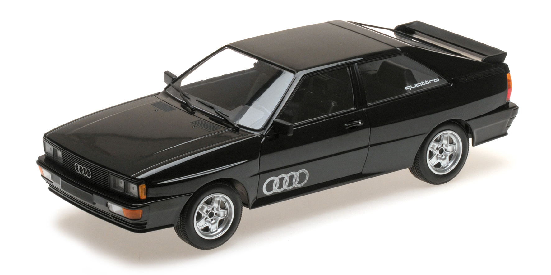 Minichamps - AUDI QUATTRO - 1980 - BLACK METALLIC Minichamps - AUDI QUATTRO - 1980 - BLACK METALLIC
