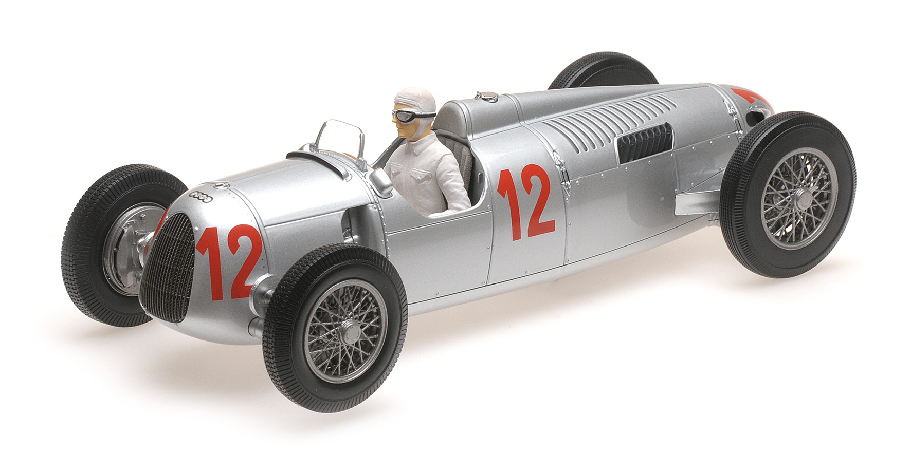 Minichamps - AUTO UNION TYP C - HANS STUCK - BUDAPEST GRAND PRIX 1936 Minichamps - AUTO UNION TYP C - HANS STUCK - BUDAPEST GRAND PRIX 1936