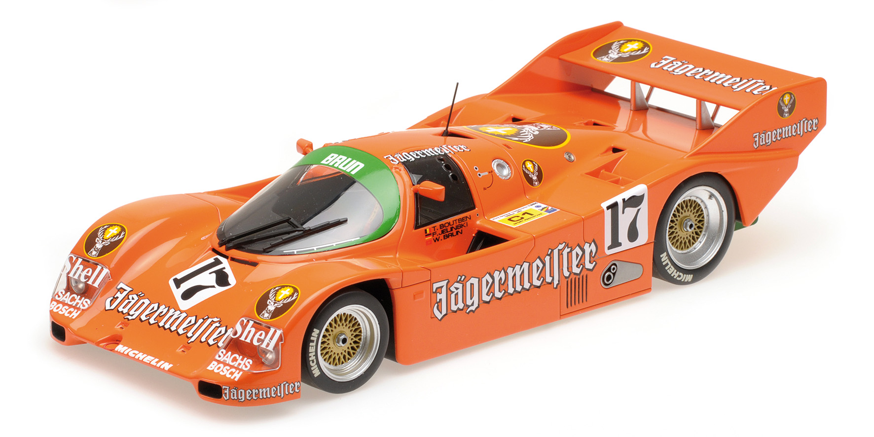 Minichamps - PORSCHE 962C - BRUN MOTORSPORT - BOUTSEN/JELINSKI - 1000KM S Minichamps - PORSCHE 962C - BRUN MOTORSPORT - BOUTSEN/JELINSKI - 1000KM S