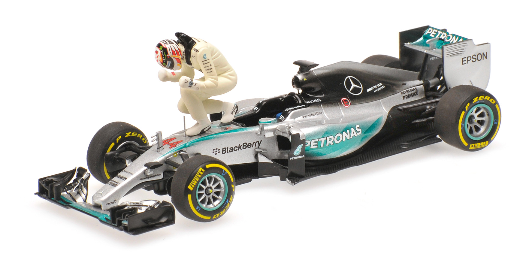 Minichamps - MERCEDES AMG PETRONAS F1 TEAM W06 HYBRID - LEWIS HAMILTON - Minichamps - MERCEDES AMG PETRONAS F1 TEAM W06 HYBRID - LEWIS HAMILTON -