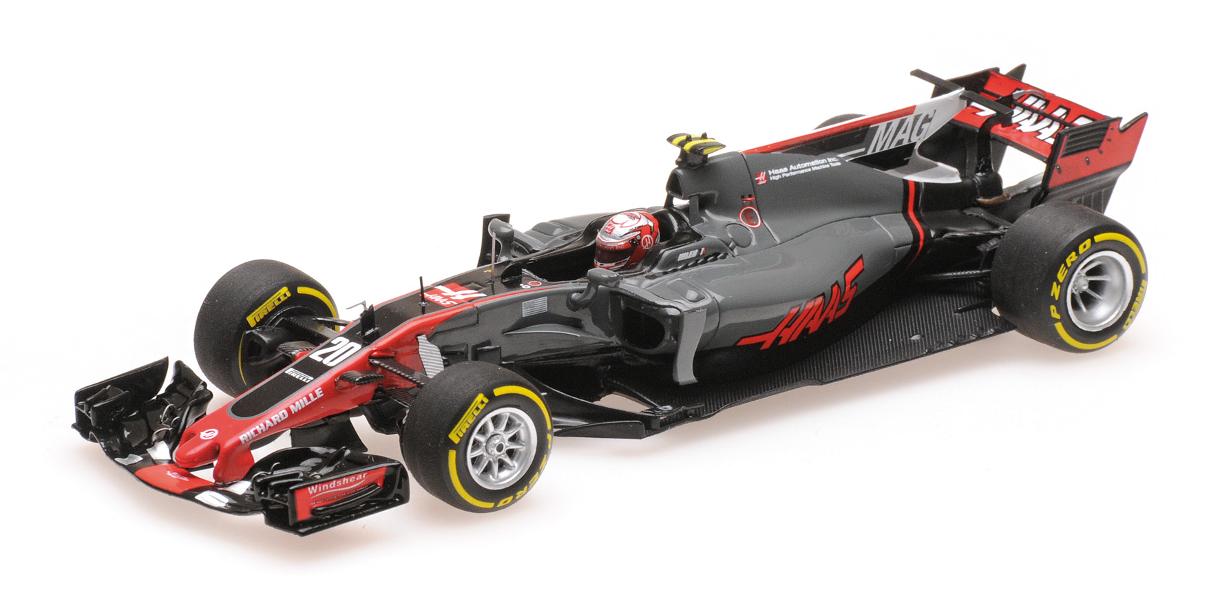 Minichamps - HAAS F1 TEAM FERRARI VF-17 - KEVIN MAGNUSSEN - SPANISH GP 20 Minichamps - HAAS F1 TEAM FERRARI VF-17 - KEVIN MAGNUSSEN - SPANISH GP 20
