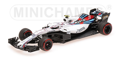 Minichamps - WILLIAMS MARTINI RACING MERCEDES FW41 - SERGEY SIROTKIN - 20 Minichamps - WILLIAMS MARTINI RACING MERCEDES FW41 - SERGEY SIROTKIN - 20