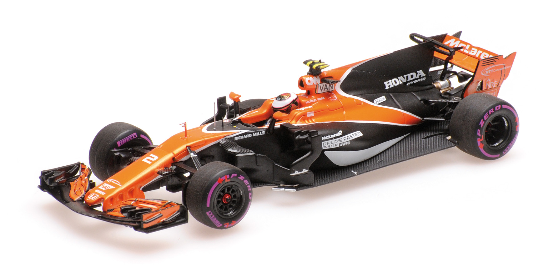 Minichamps - MCLAREN HONDA MCL32 - STOFFEL VANDOORNE - MONACO GP 2017 Minichamps - MCLAREN HONDA MCL32 - STOFFEL VANDOORNE - MONACO GP 2017