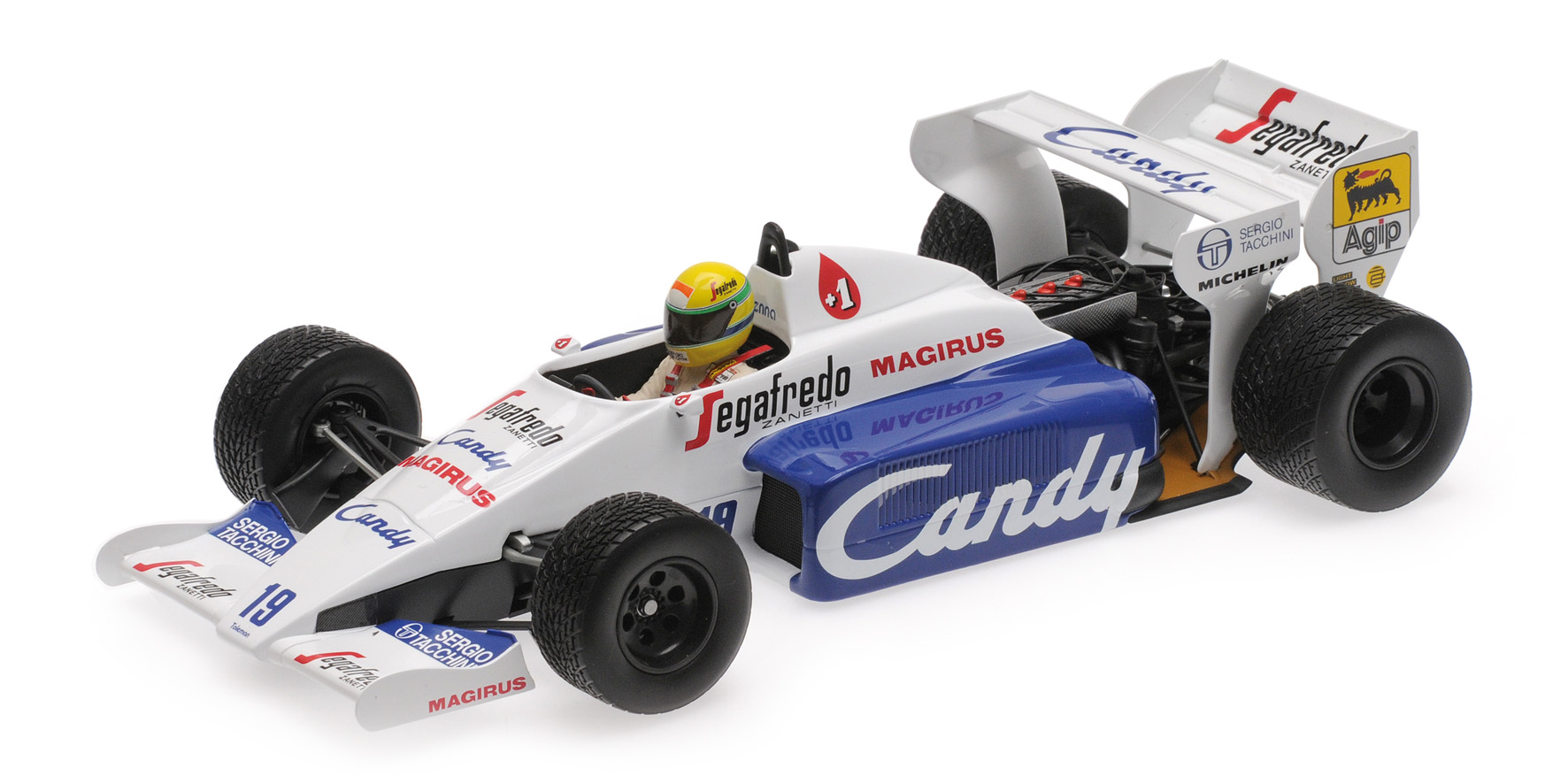 Minichamps - TOLEMAN HART TG183B - AYRTON SENNA - MONACO GP 1984 Minichamps - TOLEMAN HART TG183B - AYRTON SENNA - MONACO GP 1984