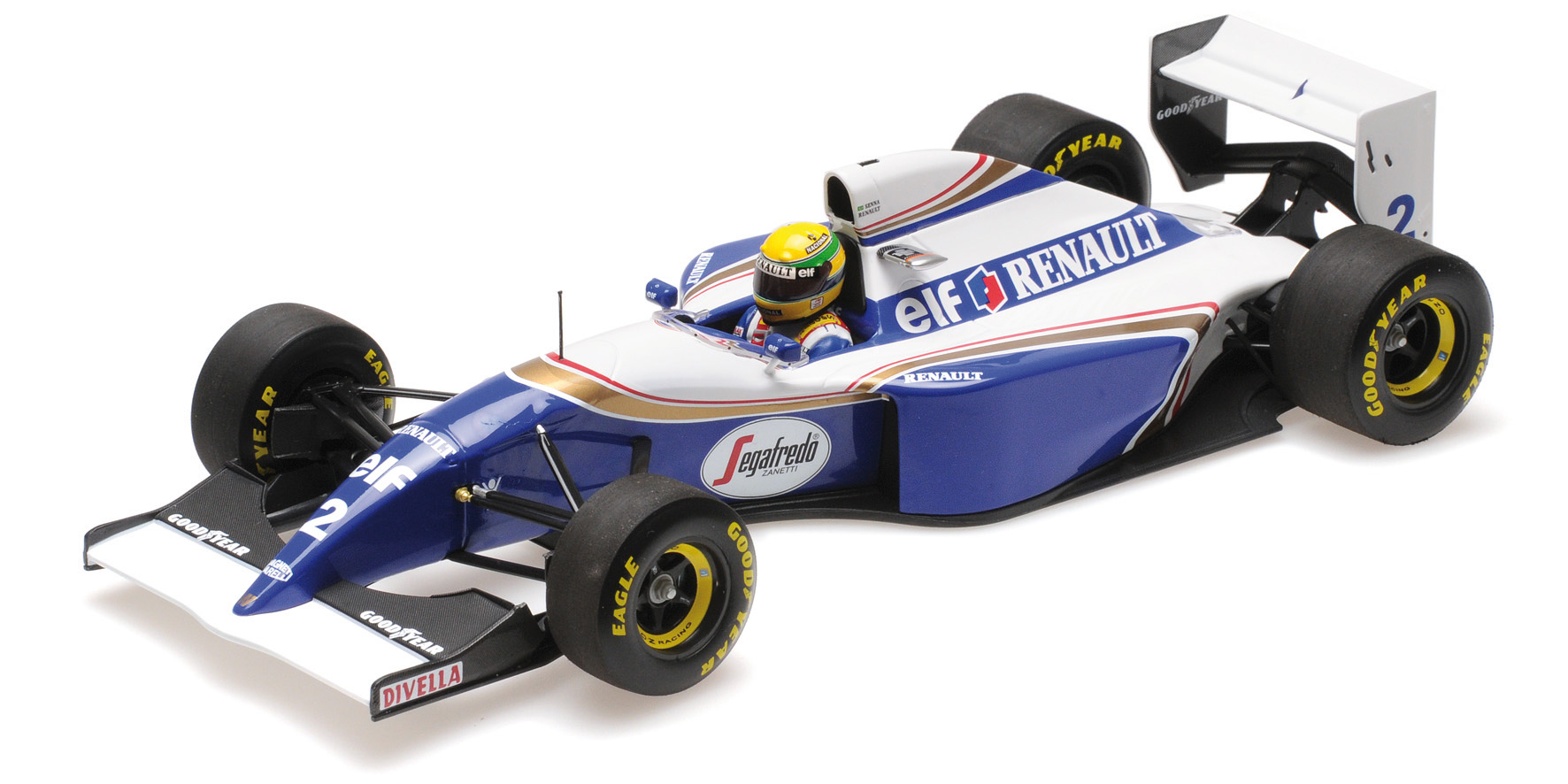 Minichamps - WILLIAMS RENAULT FW16 - AYRTON SENNA - SAN MARINO GP 1994 Minichamps - WILLIAMS RENAULT FW16 - AYRTON SENNA - SAN MARINO GP 1994