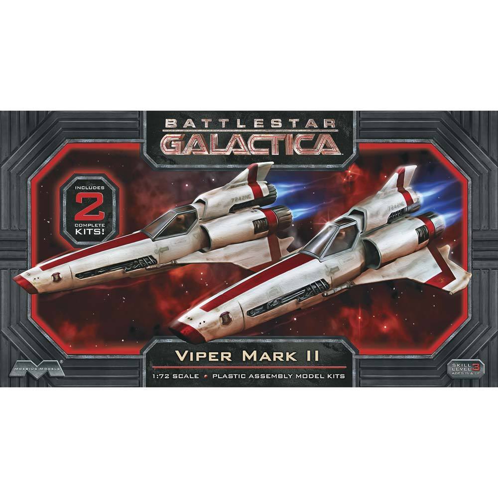 Moebius - Battlestar Galactica Viper Mk. 2 db. Moebius - Battlestar Galactica Viper Mk. 2 db.
