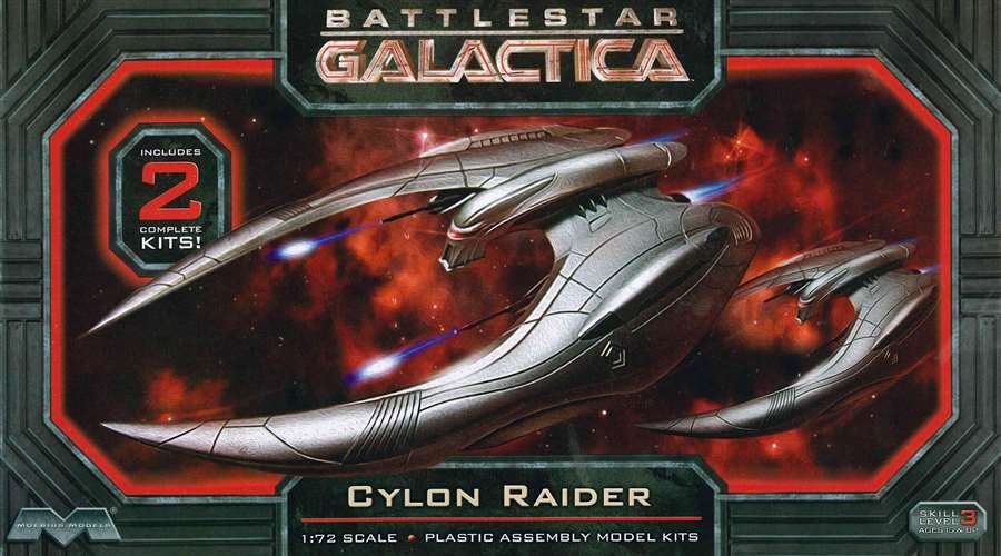 Moebius - Battlestar Galactica Cylon Raider Moebius - Battlestar Galactica Cylon Raider