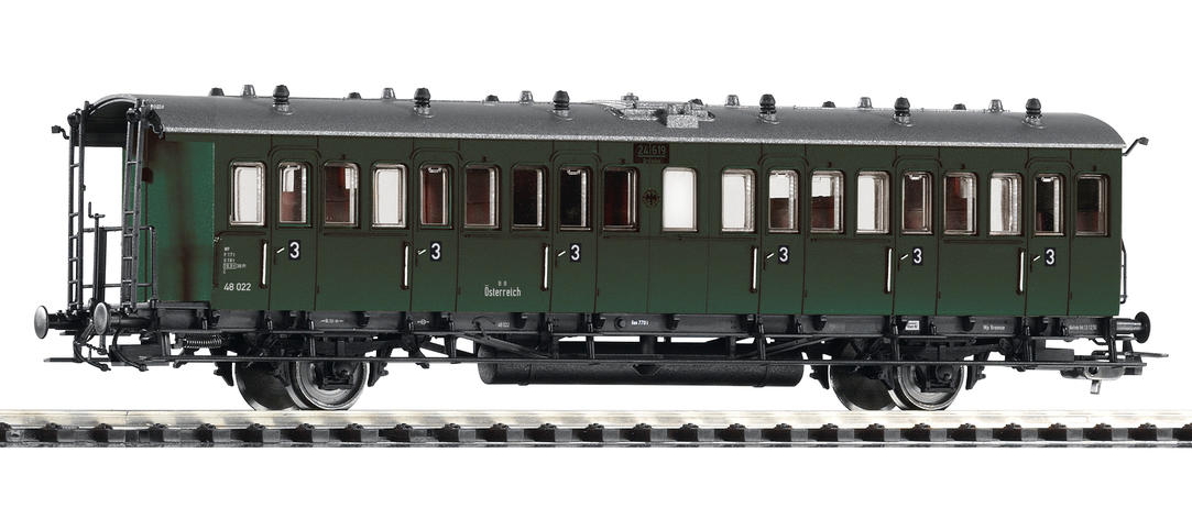Piko - Oldalfellépős személykocsi C 48 022 3.osztály BBÖ III Piko - Oldalfellépős személykocsi C 48 022 3.osztály BBÖ III
