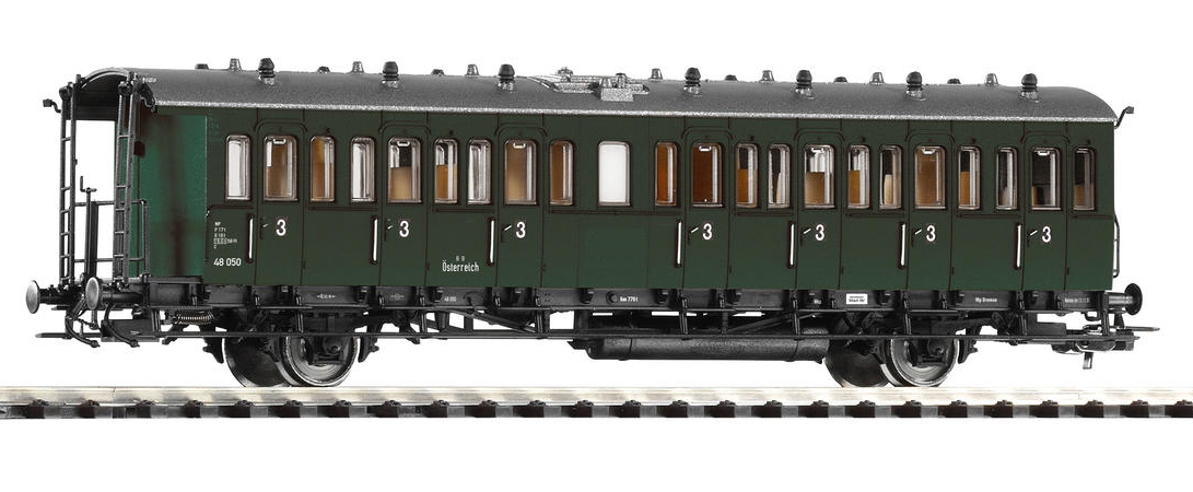 Piko - Oldalfellépős személykocsi C 48 050 3.osztály BBÖ III Piko - Oldalfellépős személykocsi C 48 050 3.osztály BBÖ III