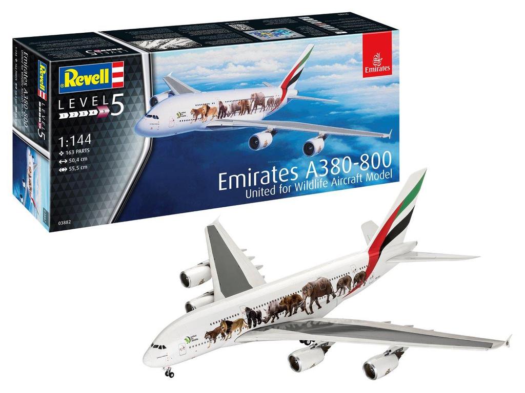 Revell - AIRBUS A380-800 EMIRATES WILD Revell - AIRBUS A380-800 EMIRATES WILD