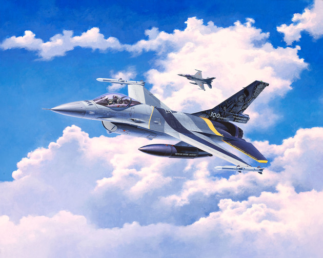 Revell - Lockheed Martin F-16 MLu 100 évforduló Revell - Lockheed Martin F-16 MLu 100 évforduló