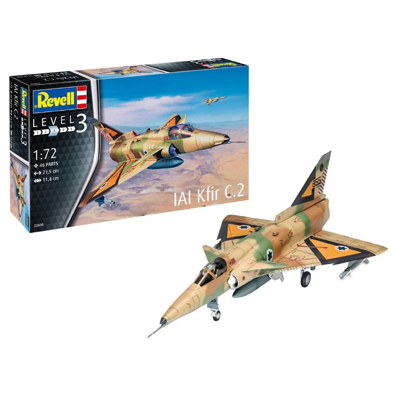 Revell - IAI Kfir C.2 modell szett Revell - IAI Kfir C.2 modell szett