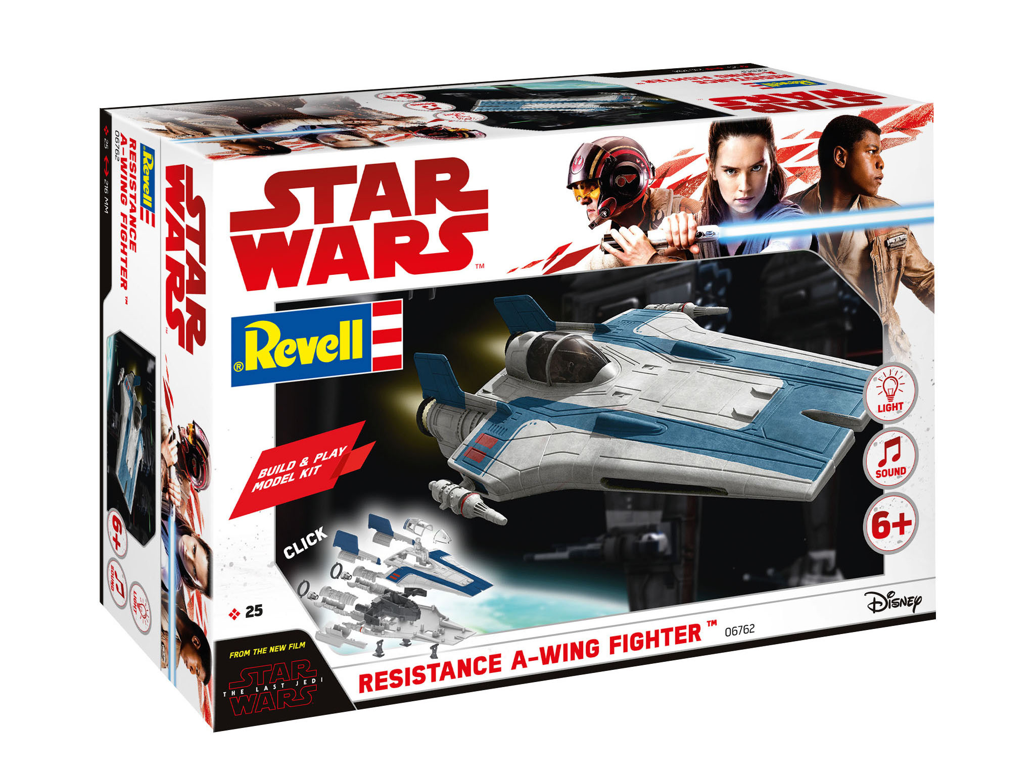 Revell - Star Wars - A-Wing Fighter, Blue Revell - Star Wars - A-Wing Fighter, Blue