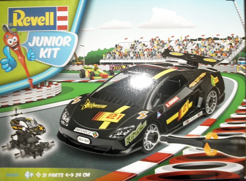 Revell - JUNIOR KIT Racing Car, black Revell - JUNIOR KIT Racing Car, black
