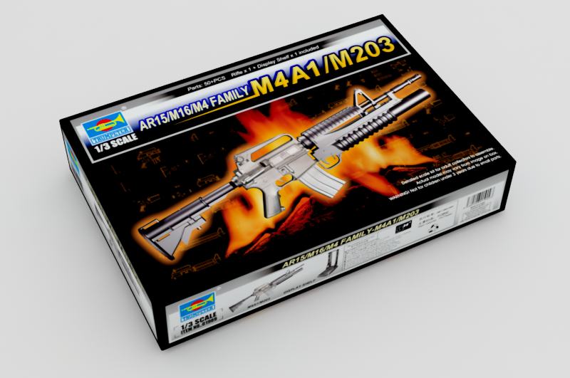 Trumpeter - AR15/M16/M4 Family-M4A1/M203 Trumpeter - AR15/M16/M4 Family-M4A1/M203