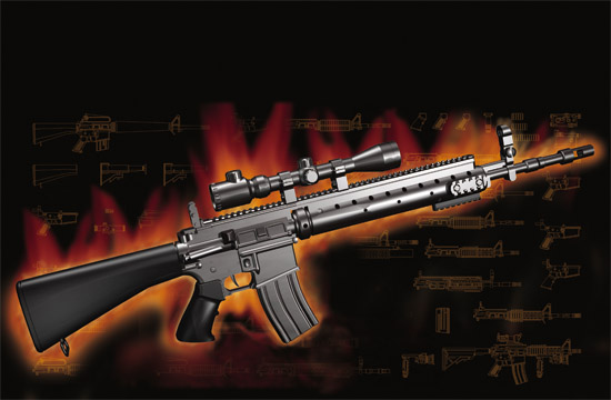 Trumpeter - AR15/M16/M4 FAMILY-MK.12 Mod o/1 SPR Trumpeter - AR15/M16/M4 FAMILY-MK.12 Mod o/1 SPR