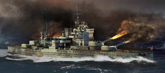 Trumpeter - HMS Queen Elizabeth 1941 Trumpeter - HMS Queen Elizabeth 1941